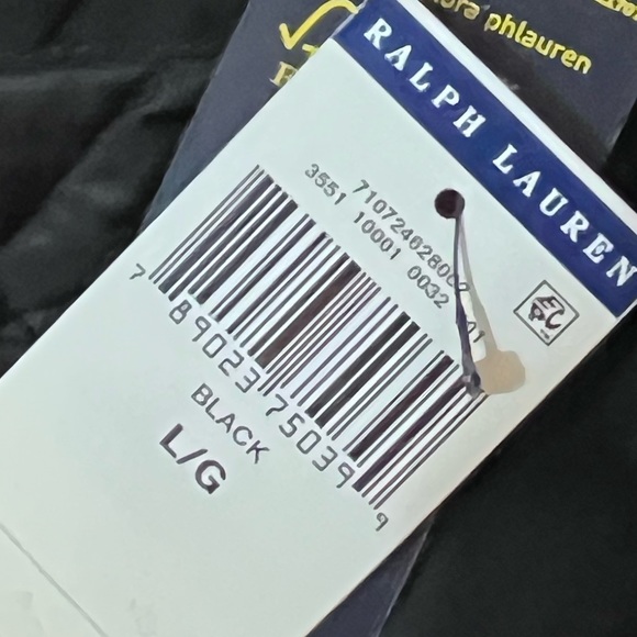 NWT Polo Men’s Dark Navy Blue/Black Zip Up Jacket W/ Hood and Pockets!! - Picture 9 of 13